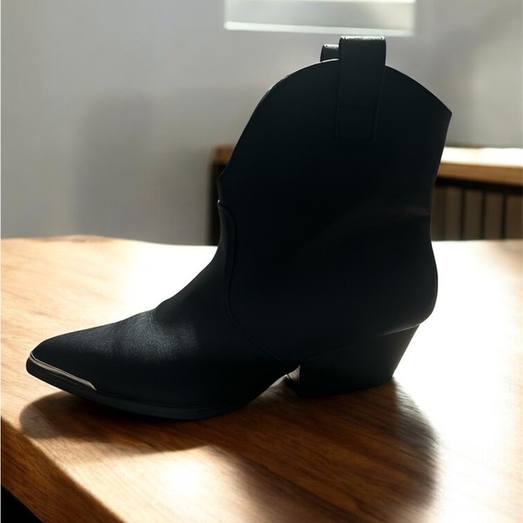 Target Black Ankle Booties - Picture 2 of 5